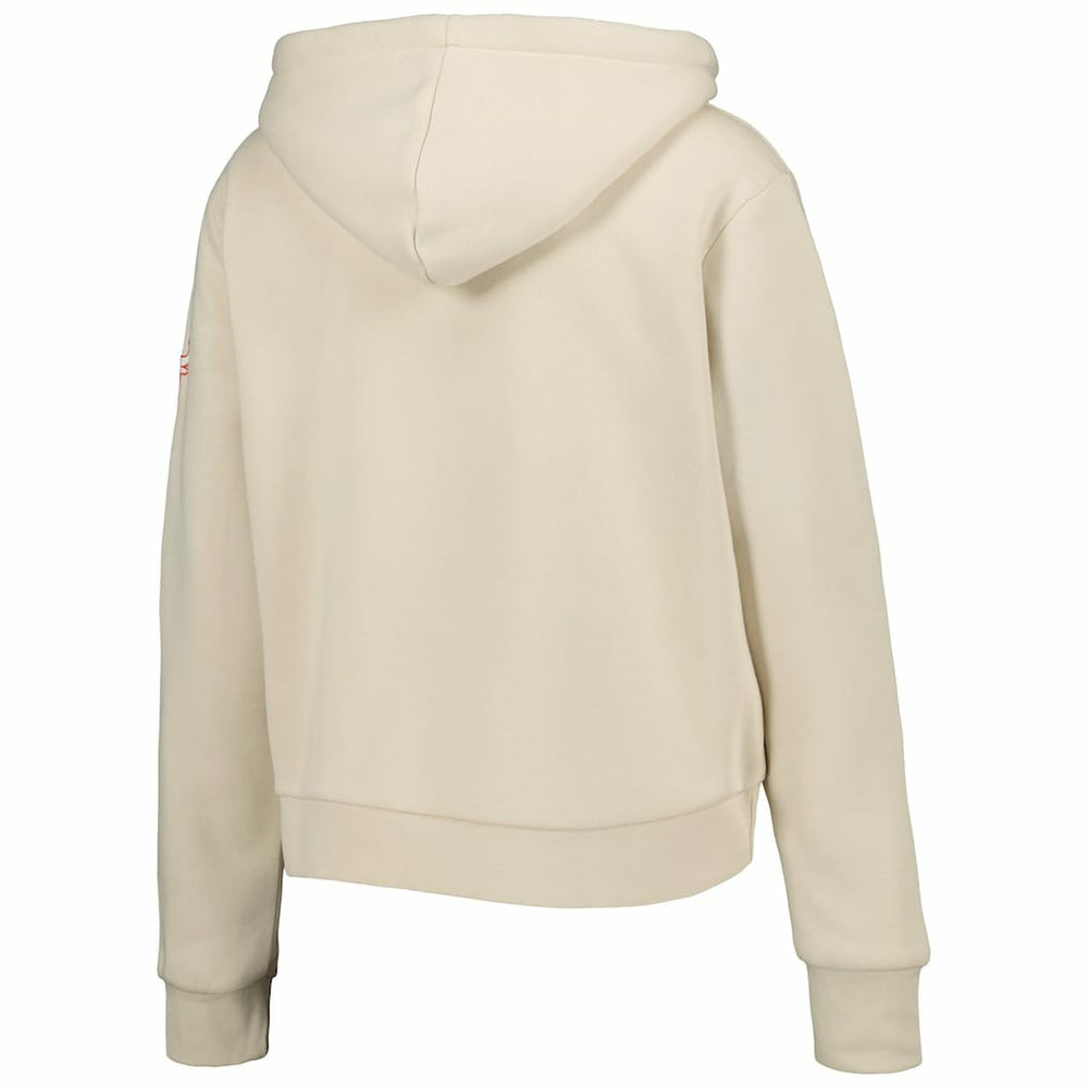 NBA Chicago Bulls Sportiqe Women's Leona Ava Fleece Tri-Blend Pullover Hoodie