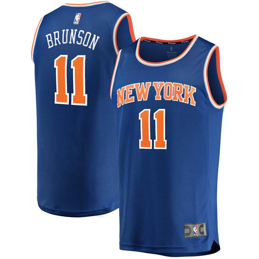 NBA Jalen Brunson New York Knicks Fast Break Replica Jersey