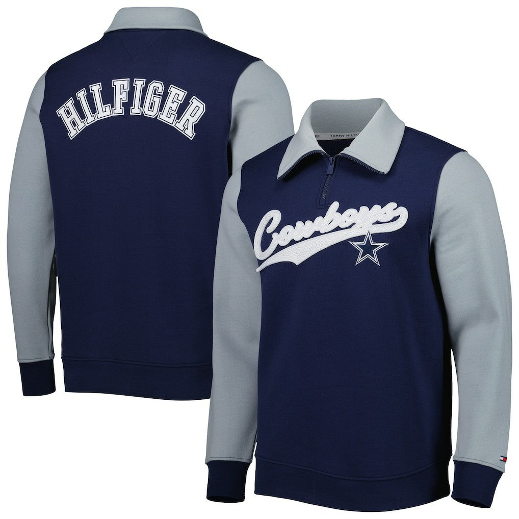 Tommy Hilfiger Aiden Quarter-Zip Sweatshirt - Dallas Cowboys