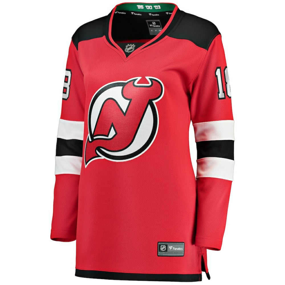 NHL Red Ondrej Palat New Jersey Devils Fanatics Women's Home Breakaway Player Jersey