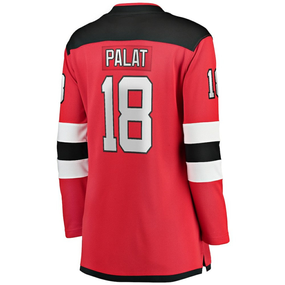 NHL Red Ondrej Palat New Jersey Devils Fanatics Women's Home Breakaway Player Jersey