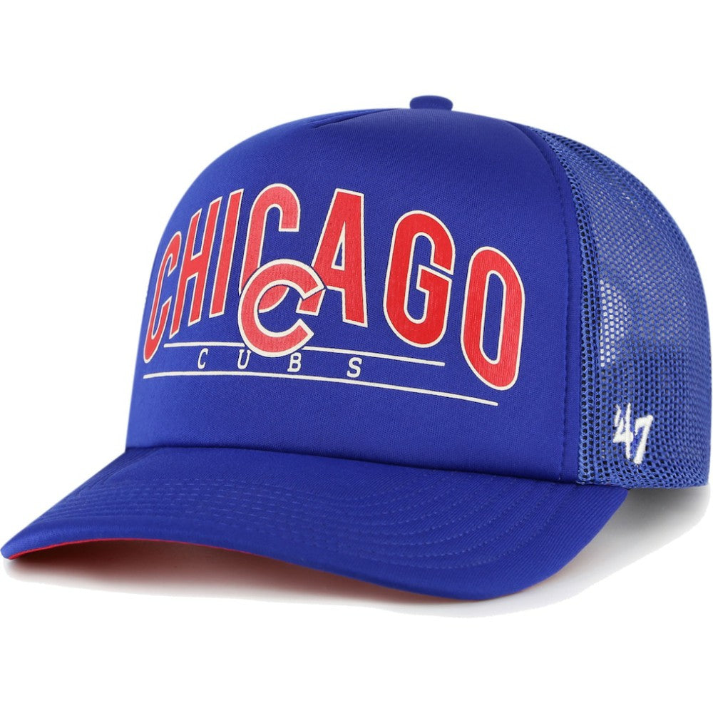 MLB Chicago Cubs '47 Backhaul Foam Trucker Snapback Hat