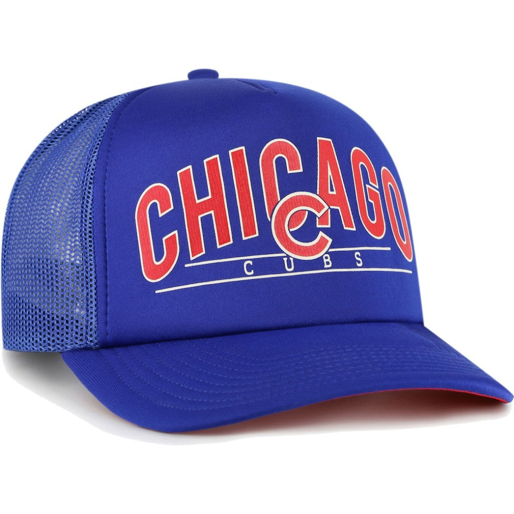MLB Chicago Cubs '47 Backhaul Foam Trucker Snapback Hat