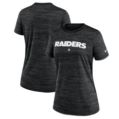 Women's Sideline Velocity Performance T-Shirt - Las Vegas Raiders