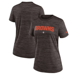 Women's Sideline Velocity Performance T-Shirt - Cleveland Browns