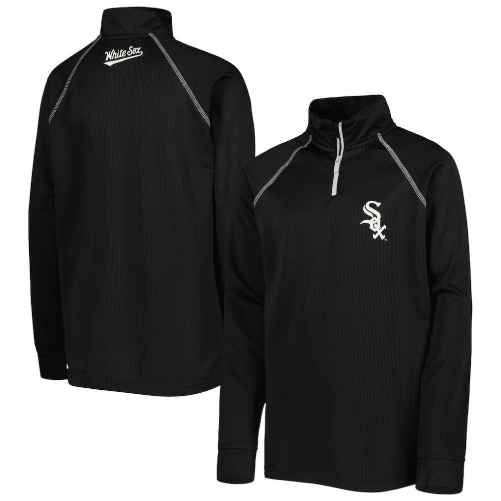 MLB Chicago White Sox Stitches Youth Team Raglan Quarter-Zip Jacket