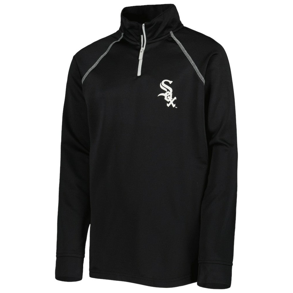MLB Chicago White Sox Stitches Youth Team Raglan Quarter-Zip Jacket