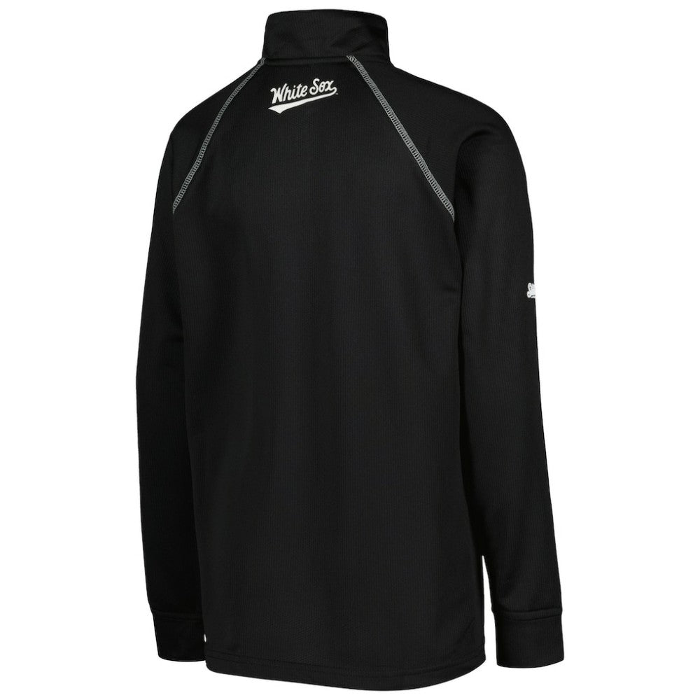 MLB Chicago White Sox Stitches Youth Team Raglan Quarter-Zip Jacket