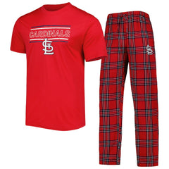 MLB St. Louis Cardinals Concepts Sport Badge Top & Pants Sleep Set