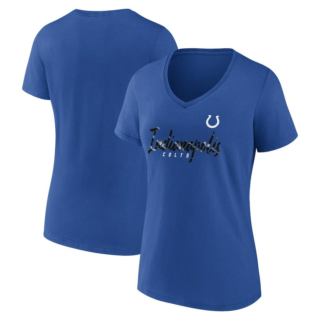 Women's Shine Time V-Neck T-Shirt - Indianapolis Colts