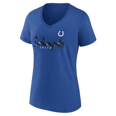 Women's Shine Time V-Neck T-Shirt - Indianapolis Colts