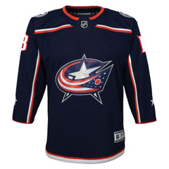 NHL Navy Johnny Gaudreau Columbus Blue Jackets Youth 2022/23 Premier Player Jersey