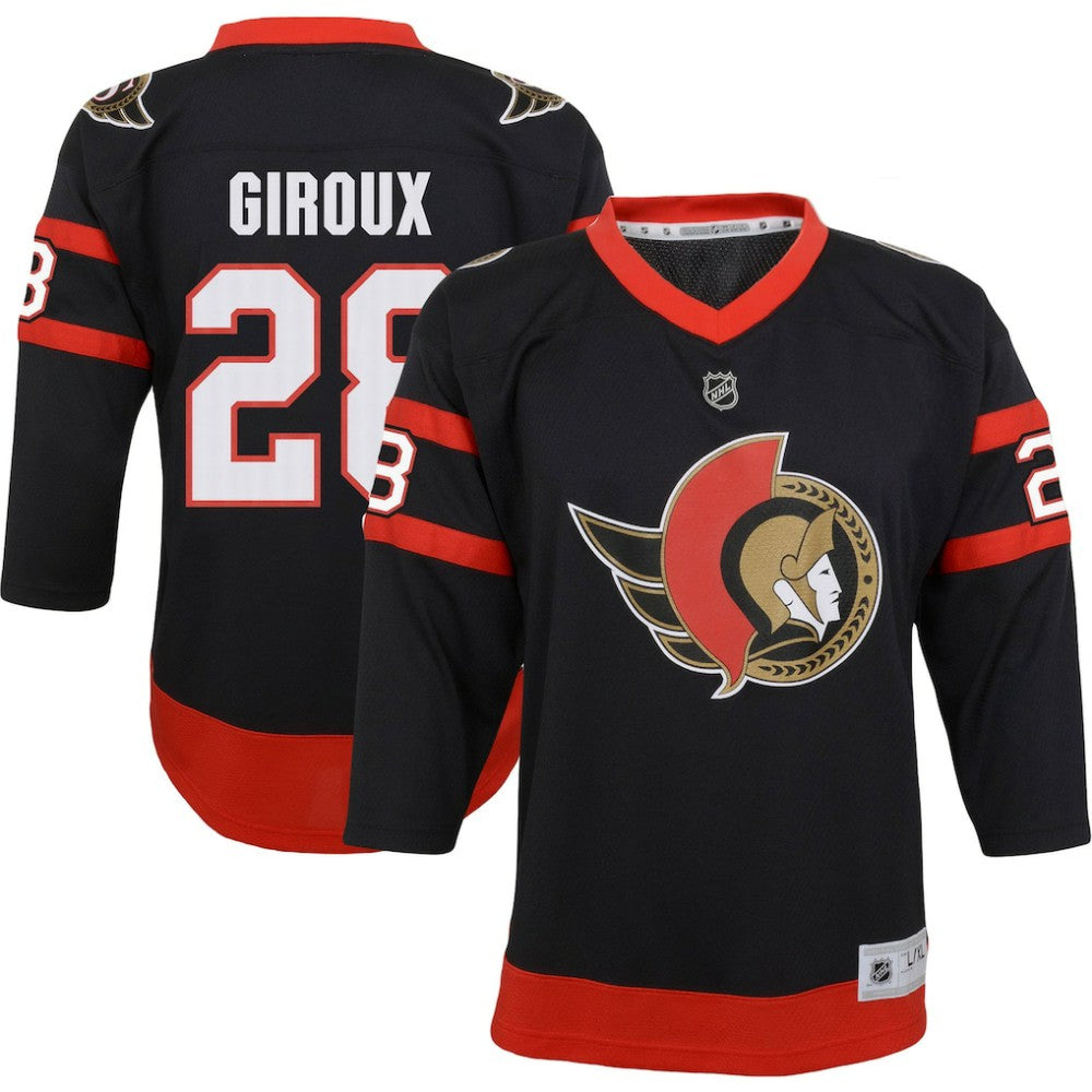 NHL Black Claude Giroux Ottawa Senators Youth Replica Player Jersey
