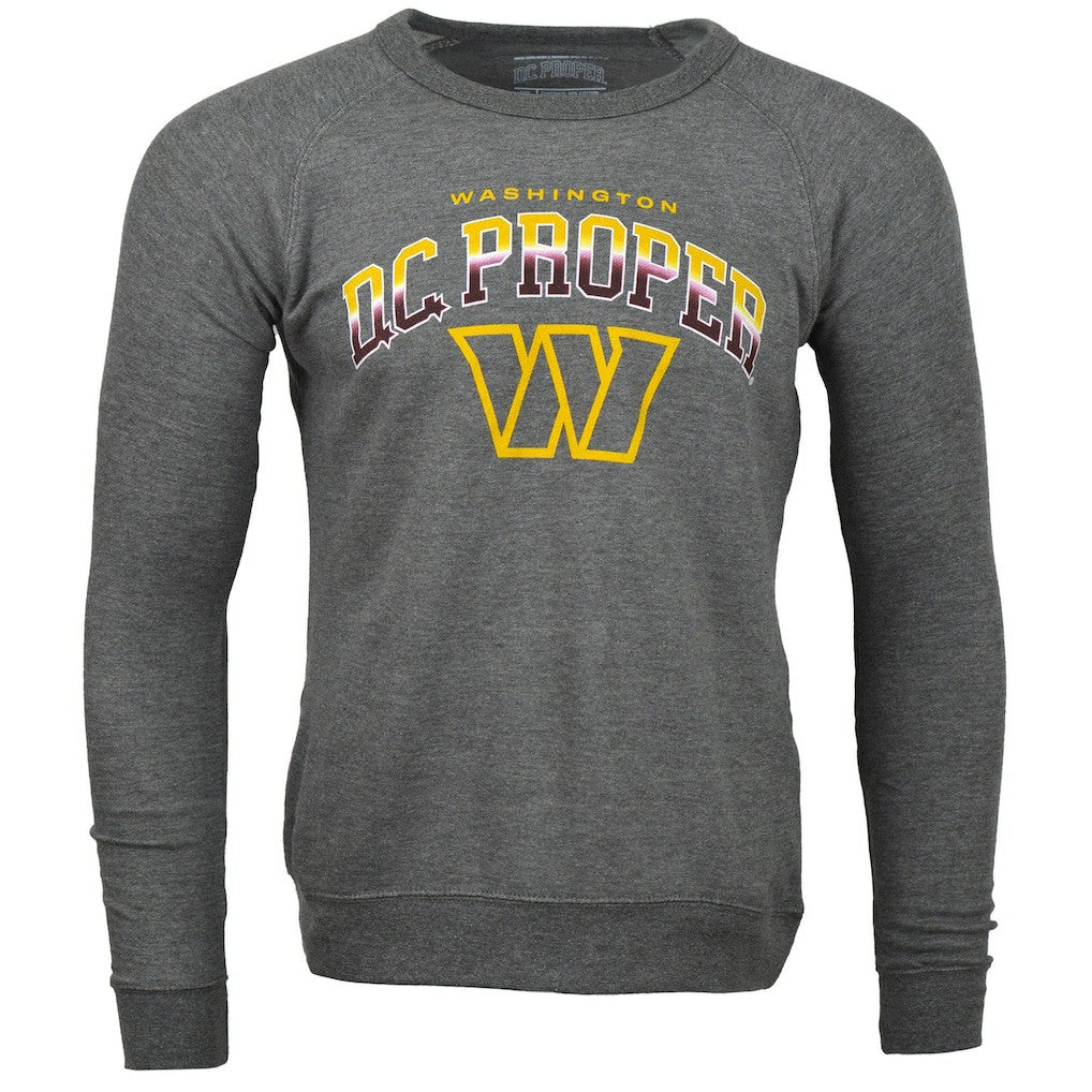 DC PROPER Signature Raglan Vintage Pullover Sweatshirt - Washington Commanders