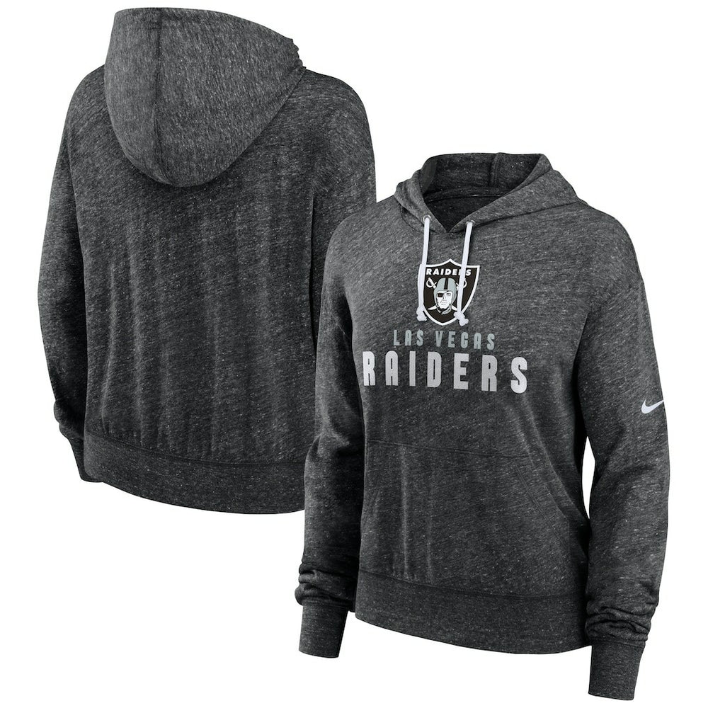 Women's Gym Vintage Lightweight Pullover Hoodie - Las Vegas Raiders