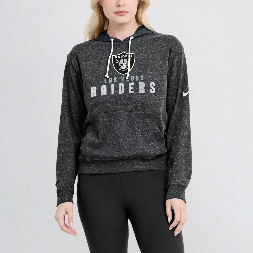 Women's Gym Vintage Lightweight Pullover Hoodie - Las Vegas Raiders