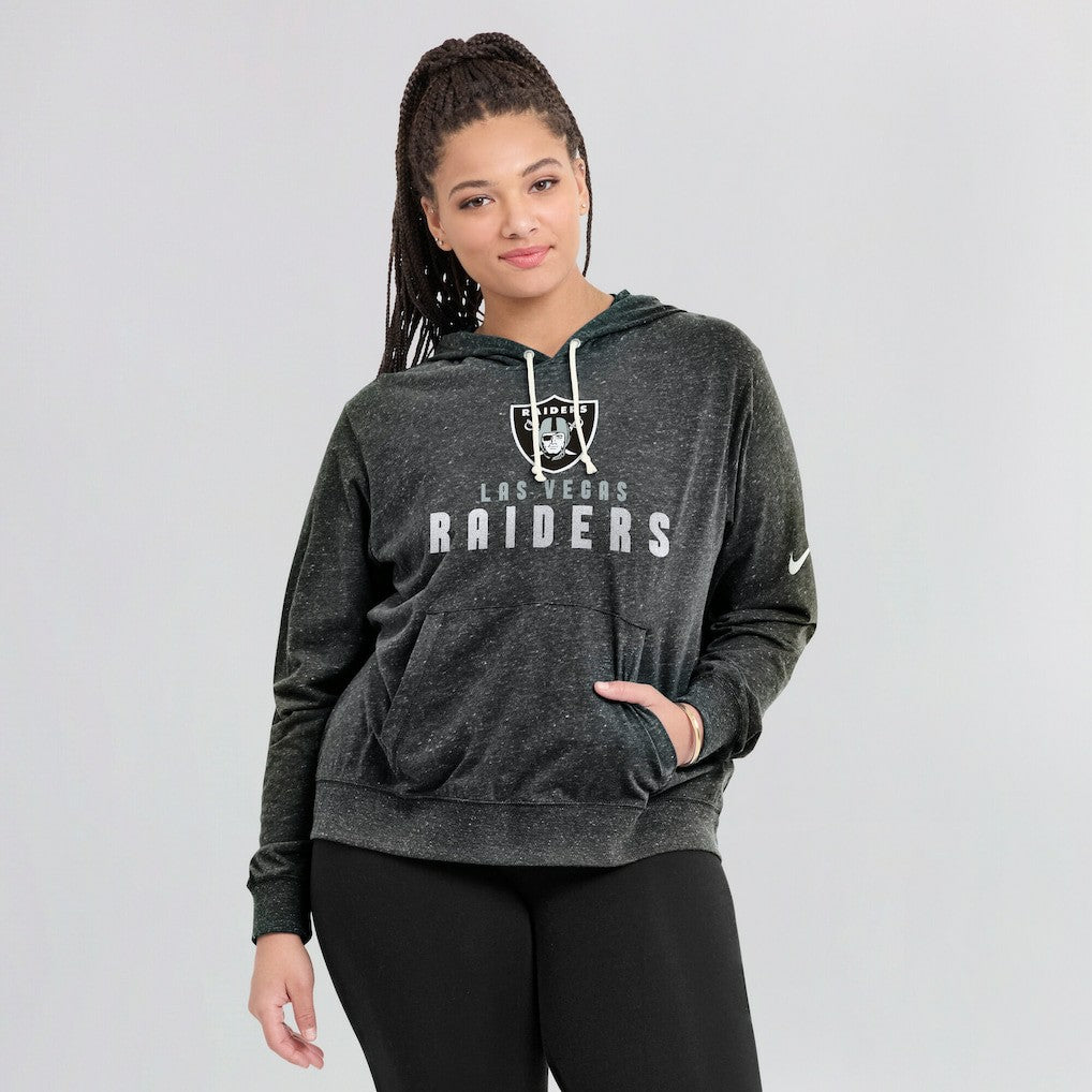 Women's Gym Vintage Lightweight Pullover Hoodie - Las Vegas Raiders