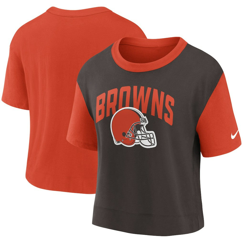 Women's High Hip Fashion T-Shirt - Cleveland Browns