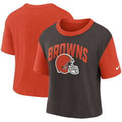 Women's High Hip Fashion T-Shirt - Cleveland Browns