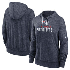 Women's Plus Size Gym Vintage Pullover Hoodie - New England Patriots
