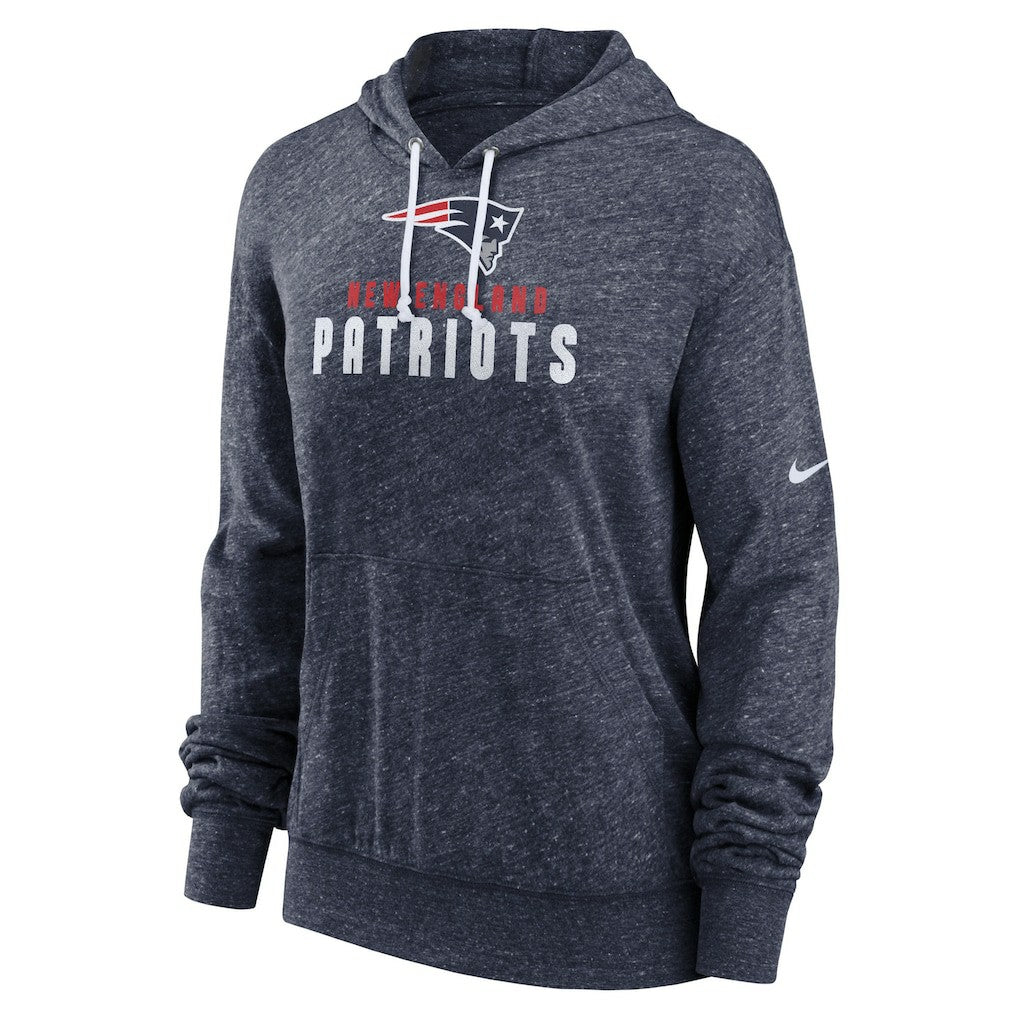 Women's Plus Size Gym Vintage Pullover Hoodie - New England Patriots