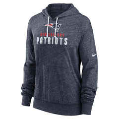 Women's Plus Size Gym Vintage Pullover Hoodie - New England Patriots