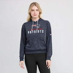 Women's Plus Size Gym Vintage Pullover Hoodie - New England Patriots