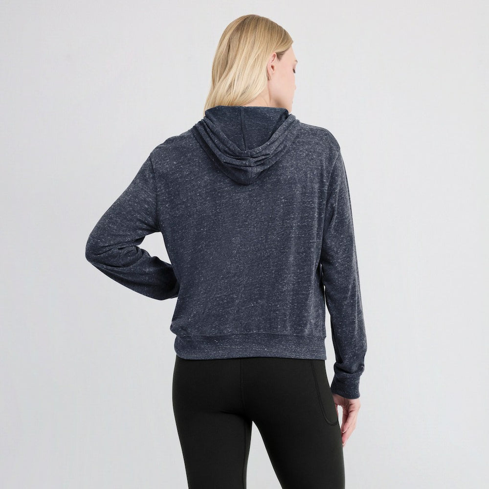 Women's Plus Size Gym Vintage Pullover Hoodie - New England Patriots
