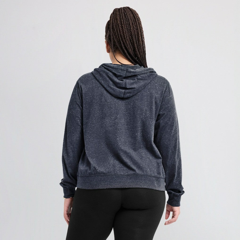 Women's Plus Size Gym Vintage Pullover Hoodie - New England Patriots