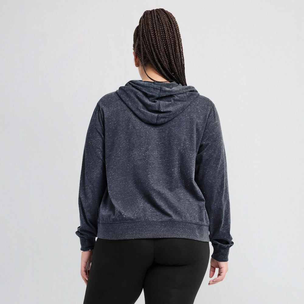 Women's Plus Size Gym Vintage Pullover Hoodie - New England Patriots