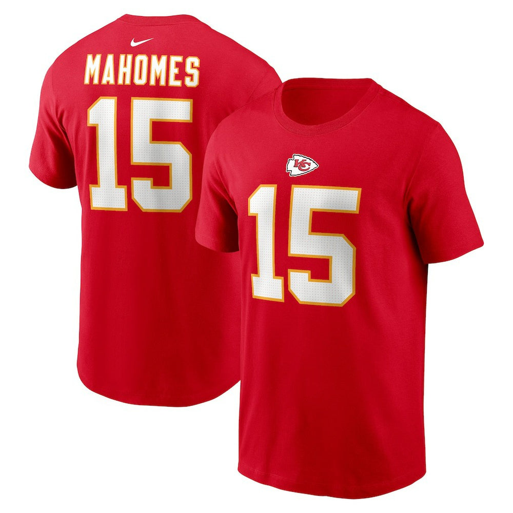 Patrick Mahomes  Player Name & Number T-Shirt - Kansas City Chiefs