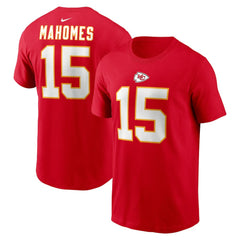 Patrick Mahomes  Player Name & Number T-Shirt - Kansas City Chiefs