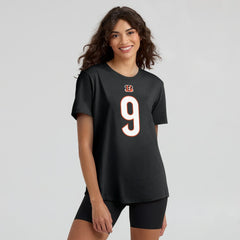 Joe Burrow  Women's Player Name & Number T-Shirt - Cincinnati Bengals