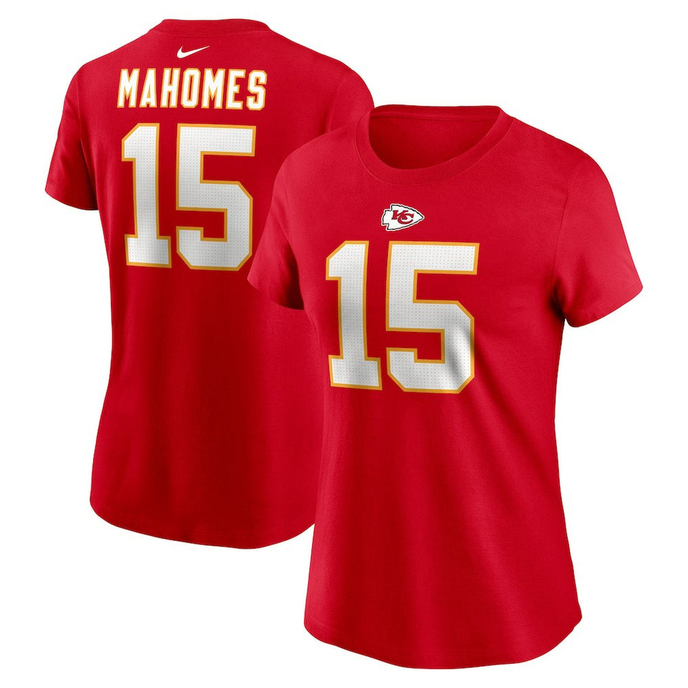 Patrick Mahomes  Women's Player Name & Number T-Shirt - Kansas City Chiefs