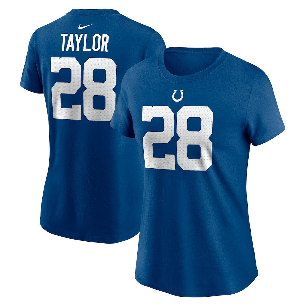 Jonathan Taylor  Women's Player Name & Number T-Shirt - Indianapolis Colts