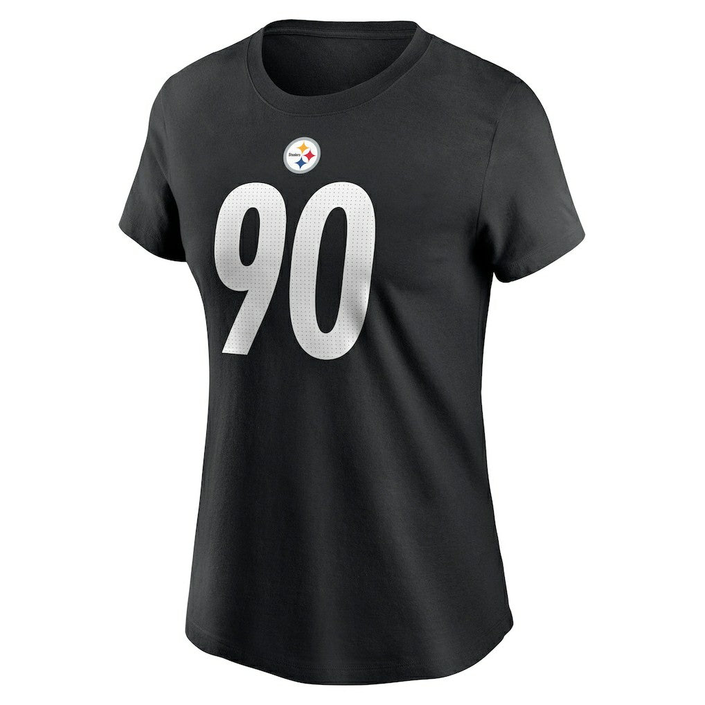 T.J. Watt  Women's Player Name & Number T-Shirt - Pittsburgh Steelers