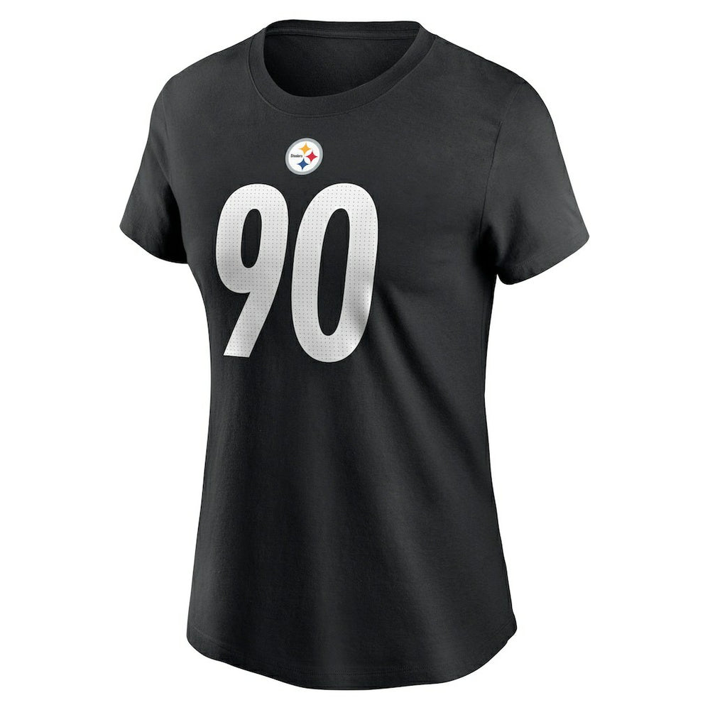 T.J. Watt  Women's Player Name & Number T-Shirt - Pittsburgh Steelers