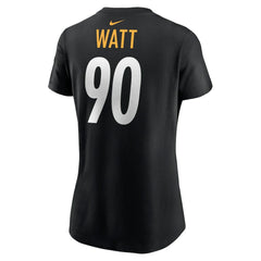 T.J. Watt  Women's Player Name & Number T-Shirt - Pittsburgh Steelers