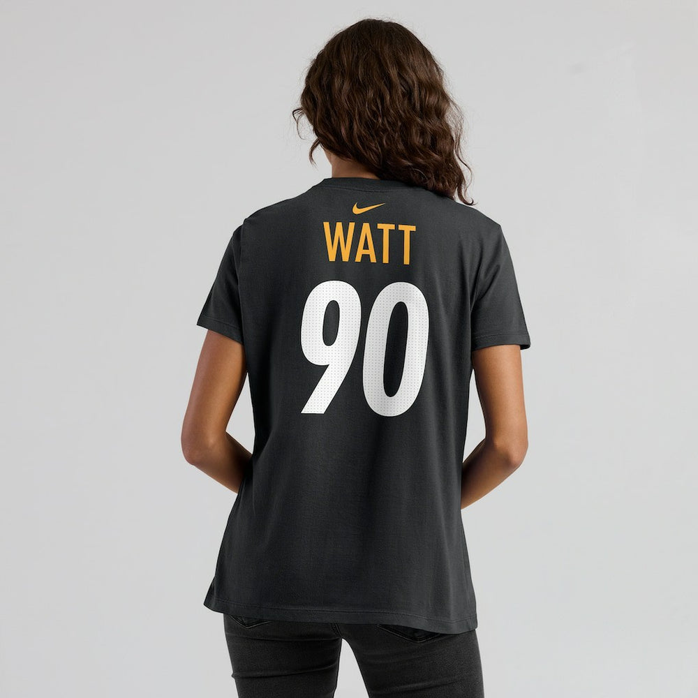 T.J. Watt  Women's Player Name & Number T-Shirt - Pittsburgh Steelers