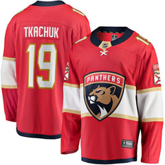 NHL Red Matthew Tkachuk Florida Panthers Fanatics Home Breakaway Player Jersey