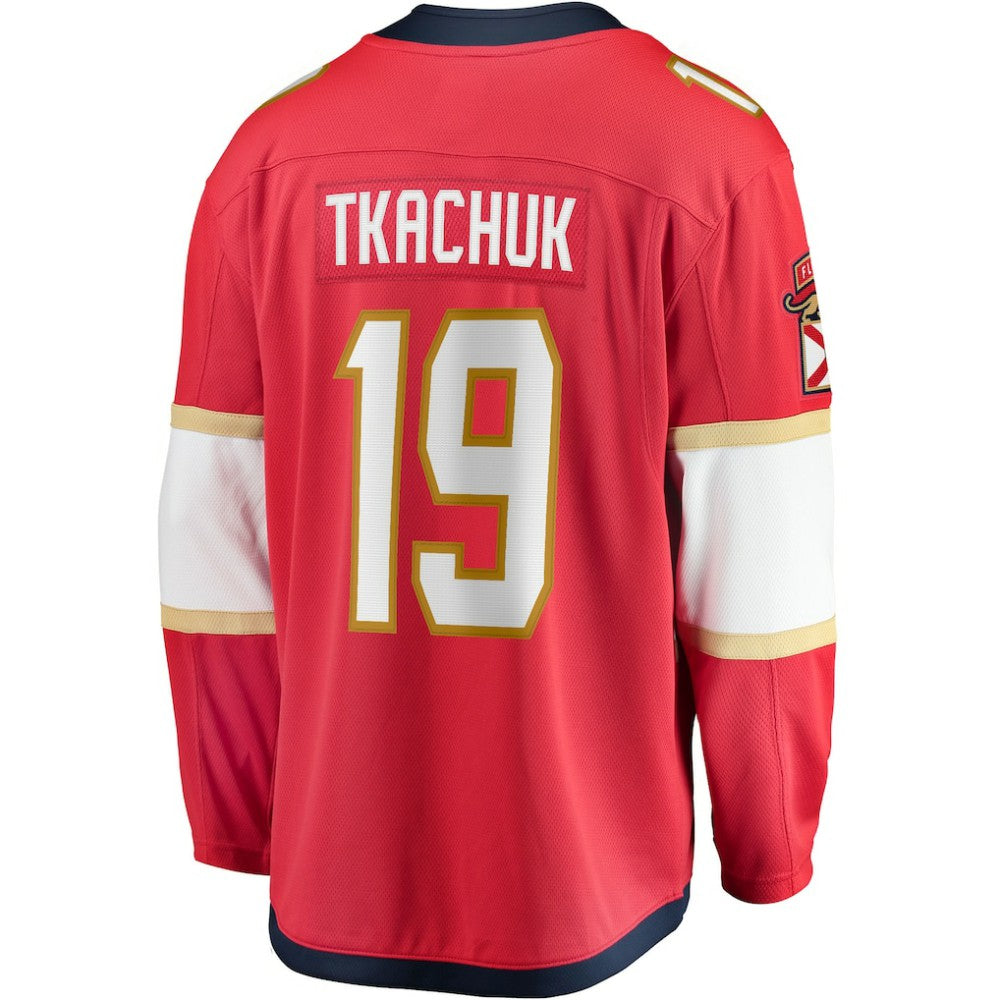 NHL Red Matthew Tkachuk Florida Panthers Fanatics Home Breakaway Player Jersey