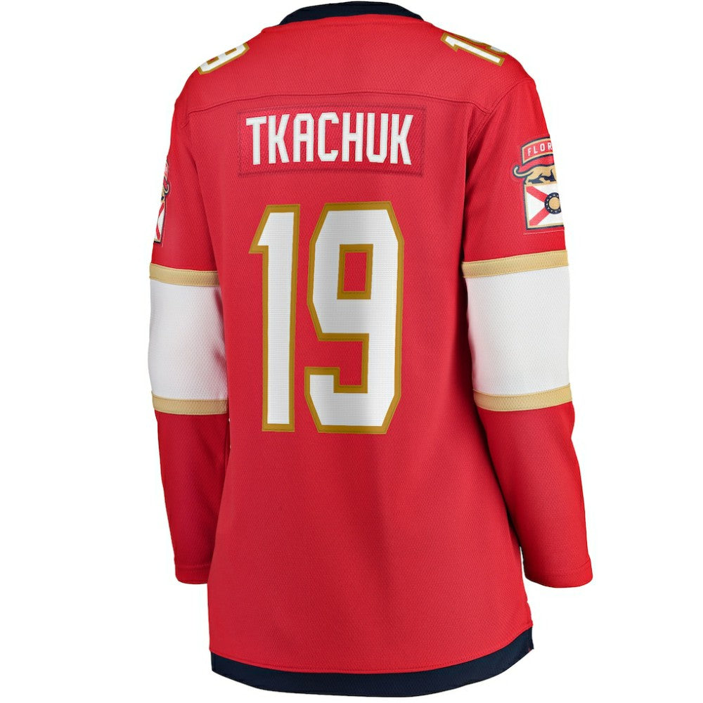 NHL Red Matthew Tkachuk Florida Panthers Fanatics Women's Home Breakaway Player Jersey