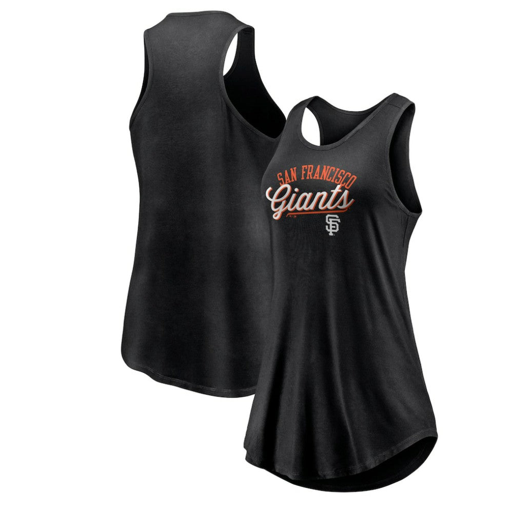 MLB San Francisco Giants Fanatics Women's Simplicity Swing Racerback Scoop Neck Tank Top