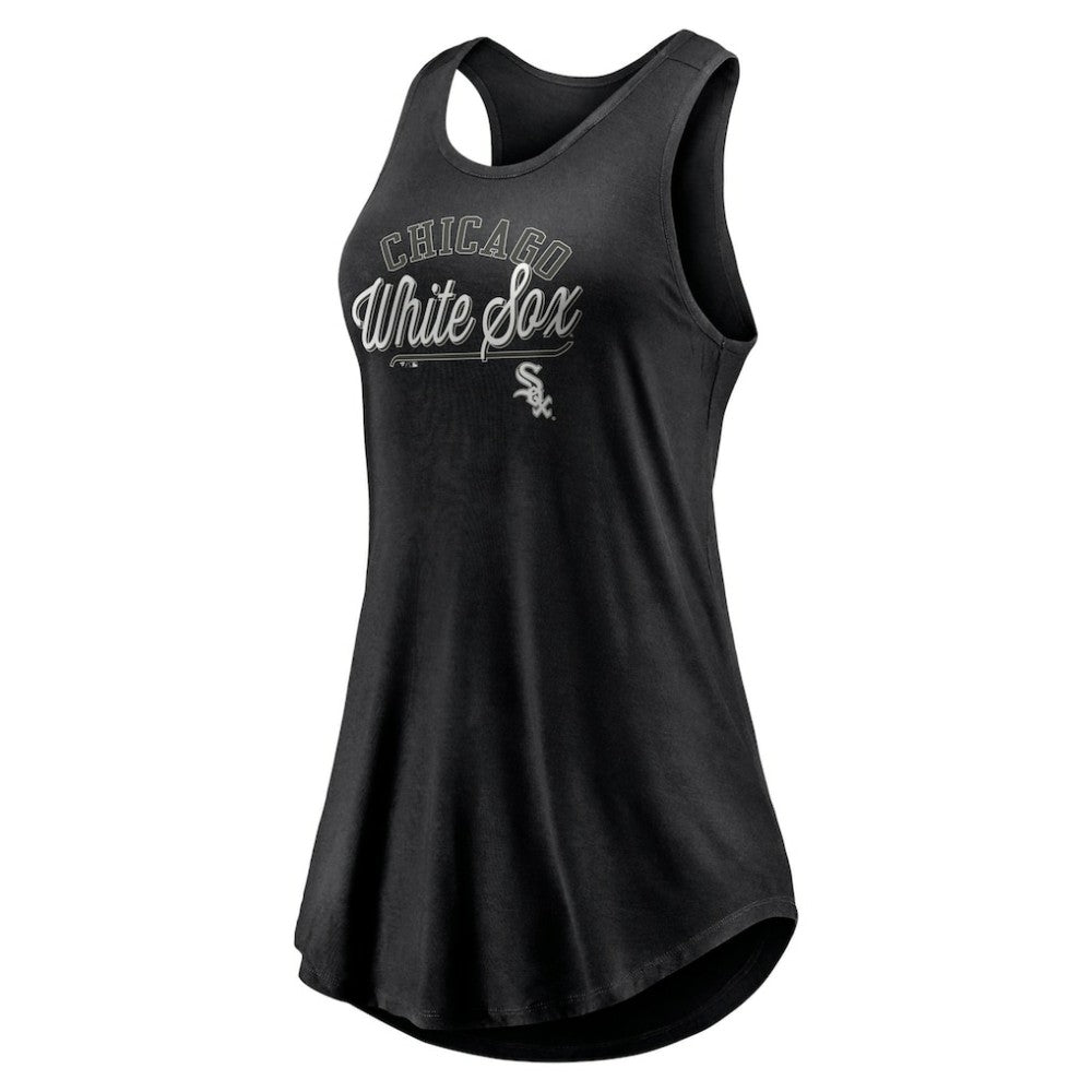MLB Chicago White Sox Fanatics Women's Simplicity Swing Racerback Scoop Neck Tank Top