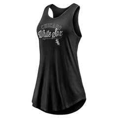 MLB Chicago White Sox Fanatics Women's Simplicity Swing Racerback Scoop Neck Tank Top