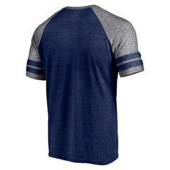 MLB Boston Red Sox Fanatics Utility Two-Stripe Raglan Tri-Blend T-Shirt