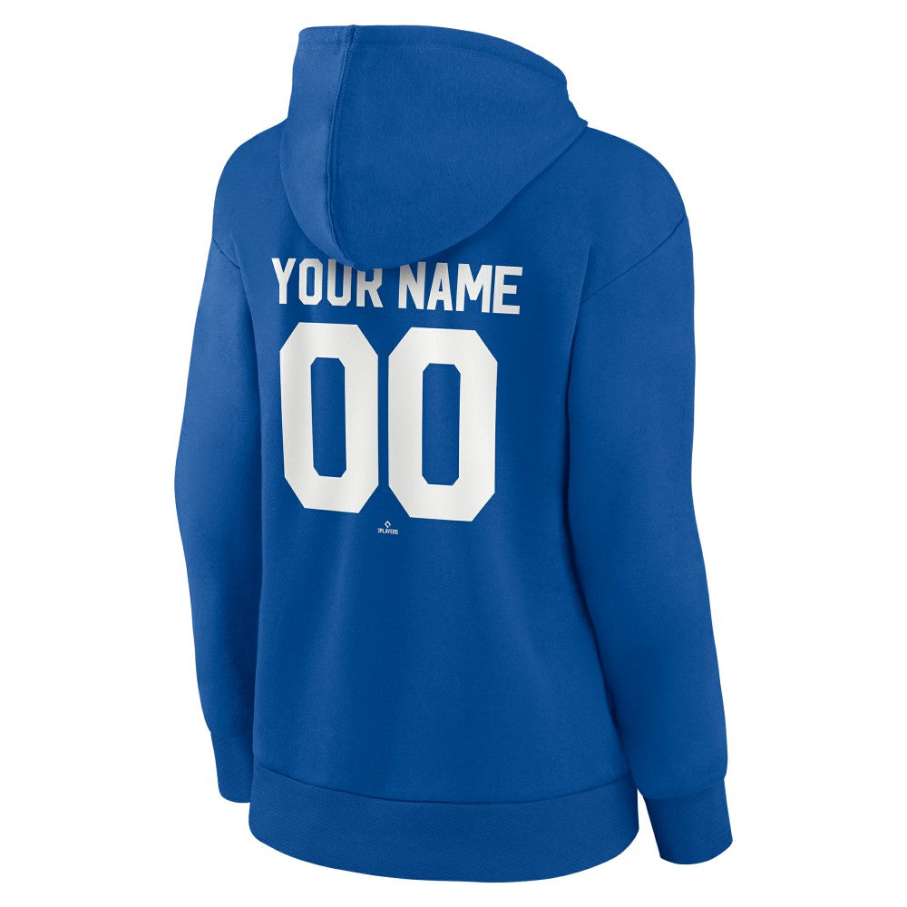 MLB Los Angeles Dodgers Women's Personalized Cooperstown Collection Winning Streak Pullover Hoodie