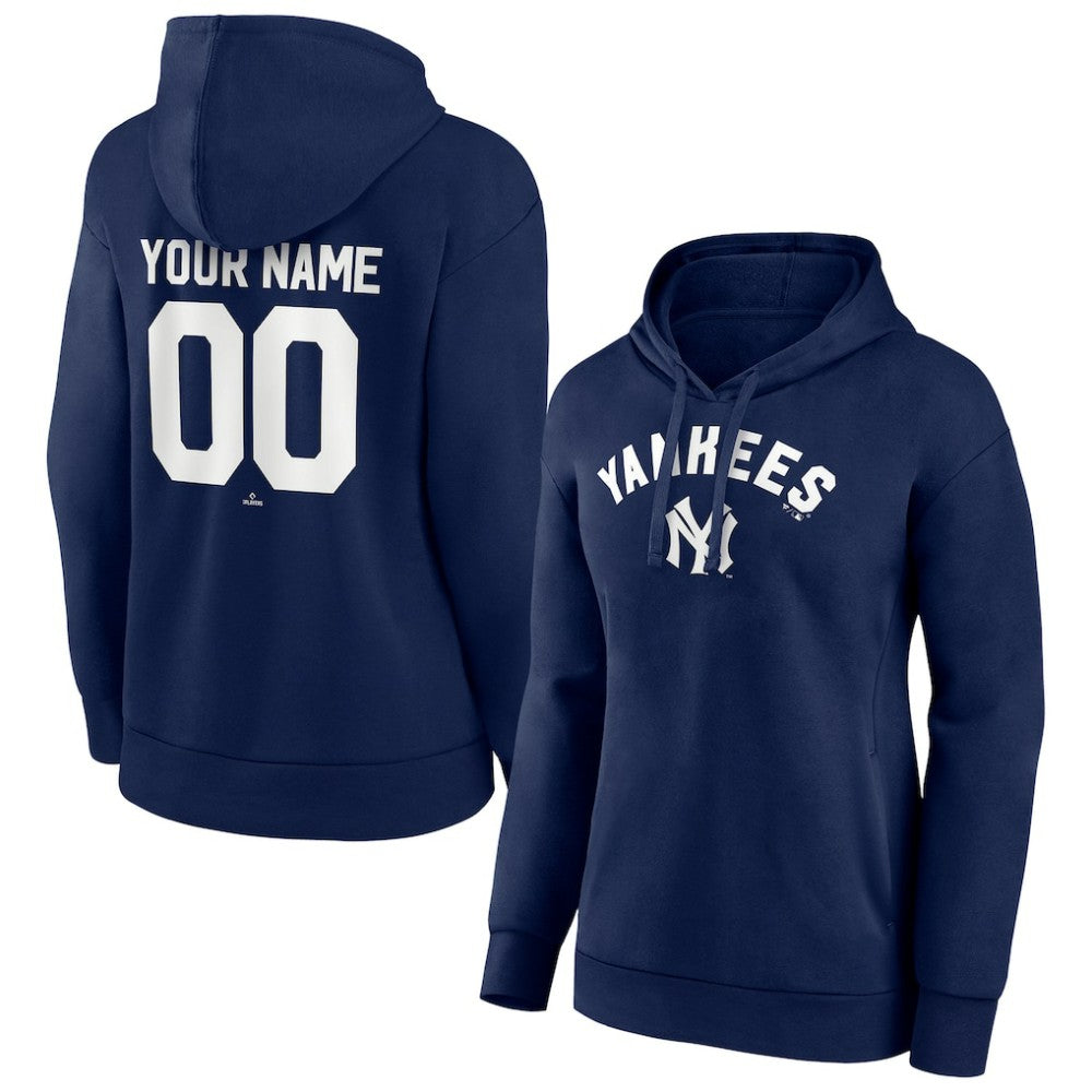 MLB New York Yankees Women's Personalized Cooperstown Collection Winning Streak Pullover Hoodie