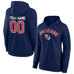 MLB Cleveland Guardians Women's Personalized Team Winning Streak Pullover Hoodie