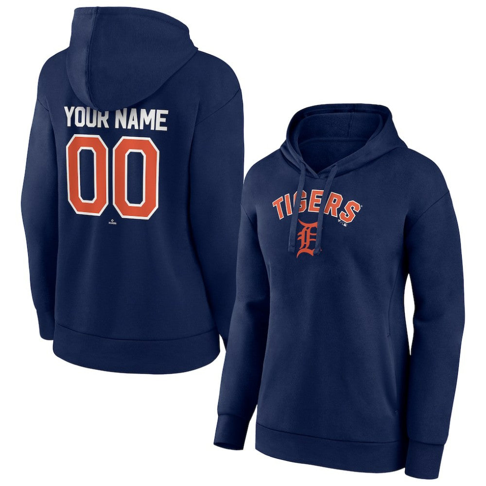 MLB Detroit Tigers Women's Personalized Team Winning Streak Pullover Hoodie